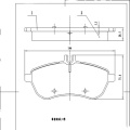 D1340 china auto parts  brake pad manufacturers car brake disc and pards ceramic brake pads  for MERCEDES-BENZ